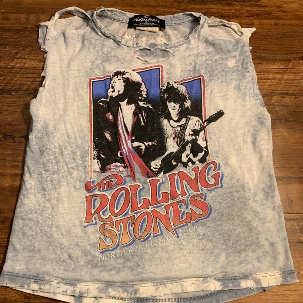 Rolling Stones Distressed Tee